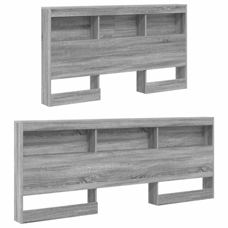 Saugojimo galvos atlošas Pilkas Sonoma 150 cm Apdirbta mediena