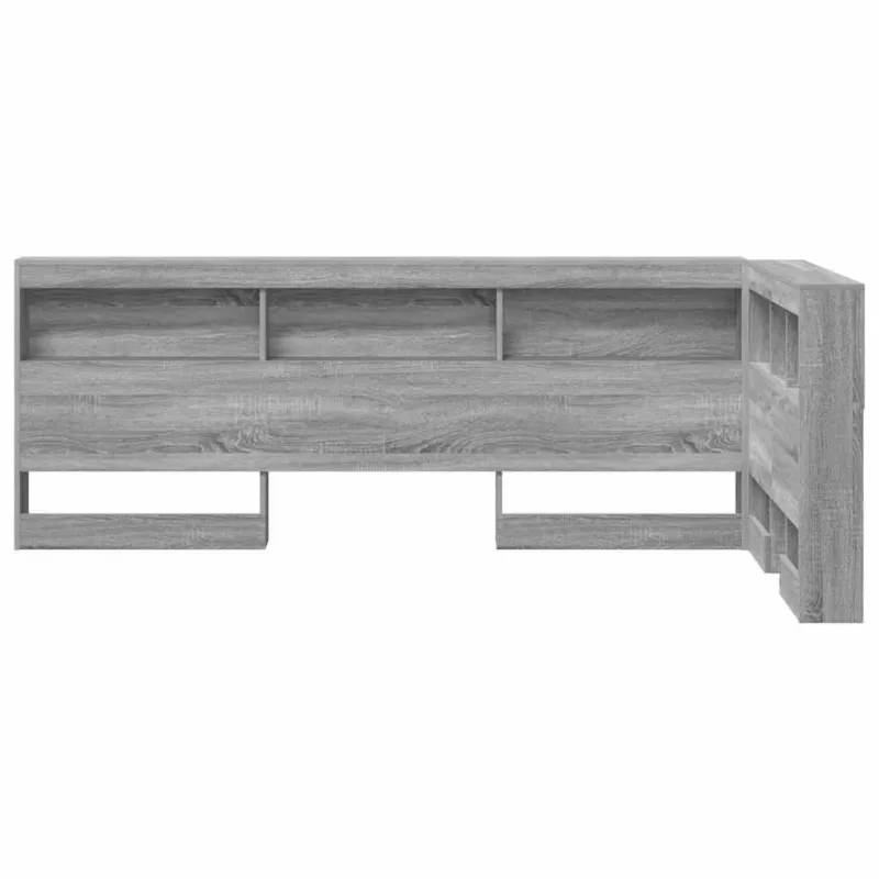 Saugojimo galvos atlošas Pilkas Sonoma 90 cm Apdirbta mediena