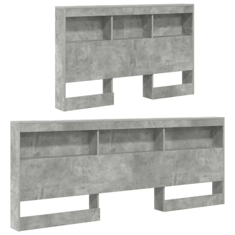 Saugojimo galvos atlošas Betono pilka 207,5 x 137,5 x 76,5 cm