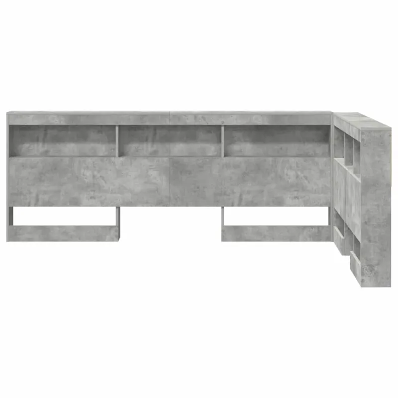 Saugojimo galvos atlošas Betono pilka 207,5 x 137,5 x 76,5 cm