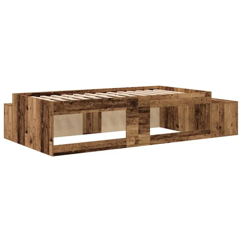 Lova su daiktų laikymo vieta Sena mediena 234 x 103 x 53.5 cm