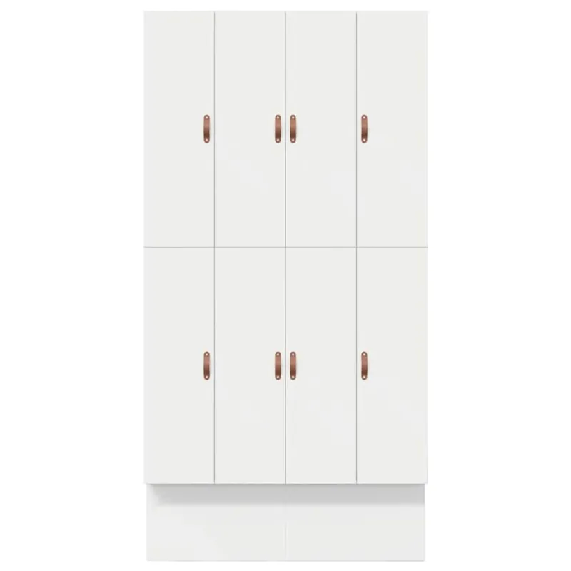 Lova su daiktų laikymo vieta Balta 120 cm Apdirbta mediena
