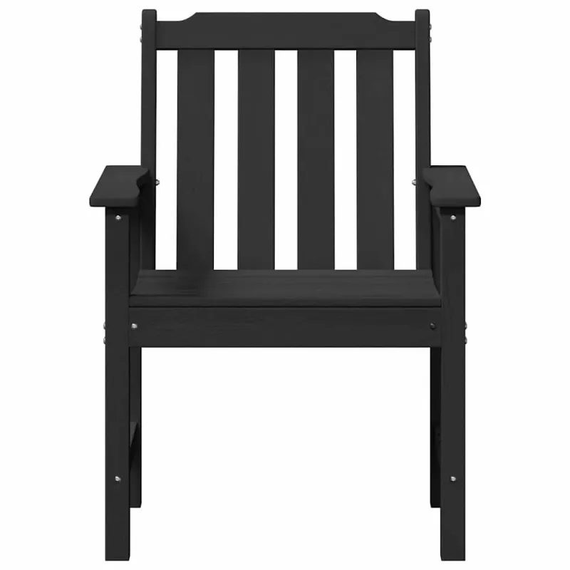 Sodo Kėdė 4 pcs Juoda 65.5 x 59 x 88 cm Polietilenas