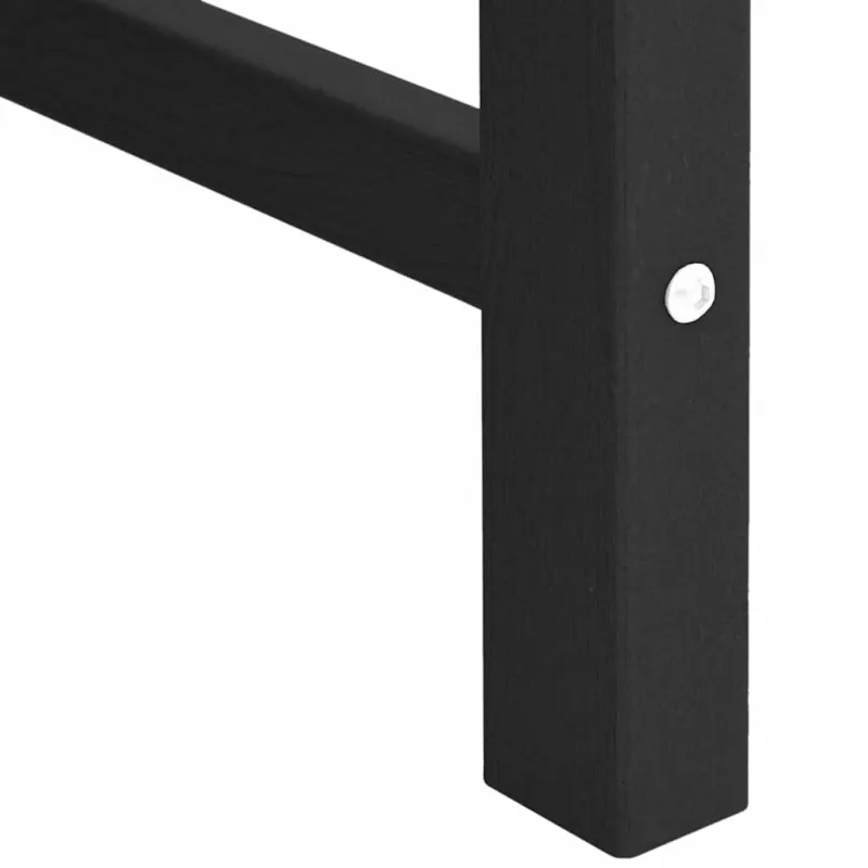 Sodo Kėdė 4 pcs Juoda 65.5 x 59 x 88 cm Polietilenas