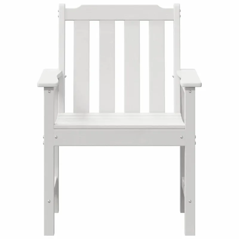 Sodo Kėdė 6 pcs Balta 65.5 x 59 x 88 cm Polietilenas