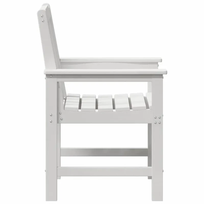 Sodo Kėdė 6 pcs Balta 65.5 x 59 x 88 cm Polietilenas