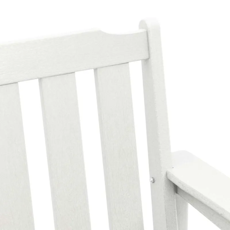 Sodo Kėdė 6 pcs Balta 65.5 x 59 x 88 cm Polietilenas