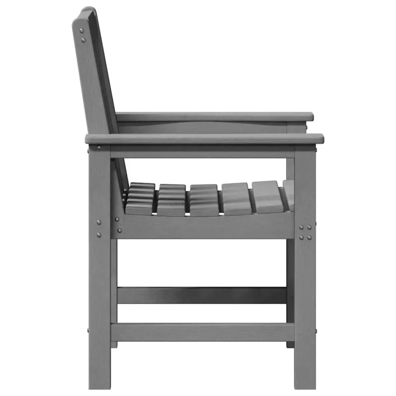 Sodo Kėdė 6 pcs Šviesiai pilka 65.5 x 59 x 88 cm Polietilenas