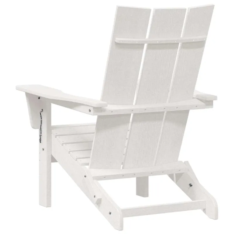 Sodo Kėdė 2 pcs Balta 80.5 x 74.5 x 92 cm Polietilenas