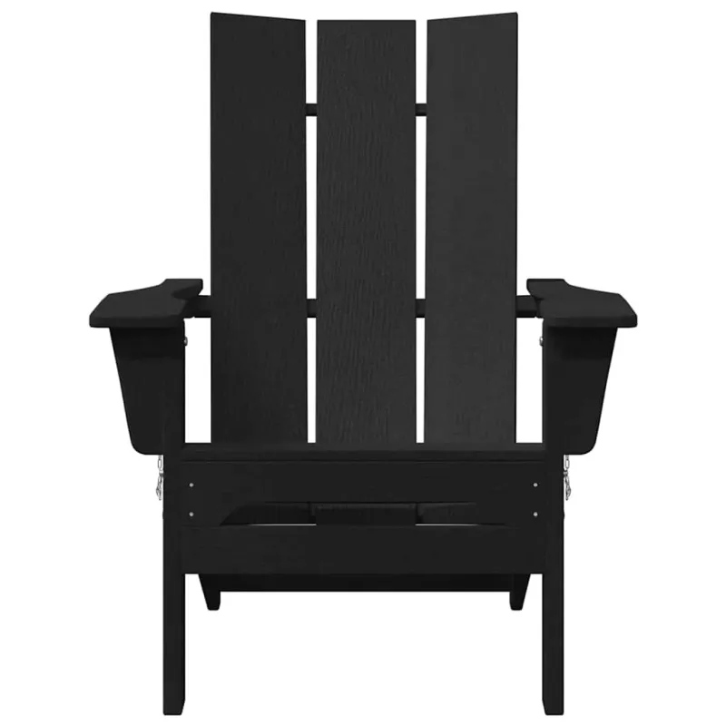 Sodo Kėdė 2 pcs Juoda 80.5 x 74.5 x 92 cm Polietilenas