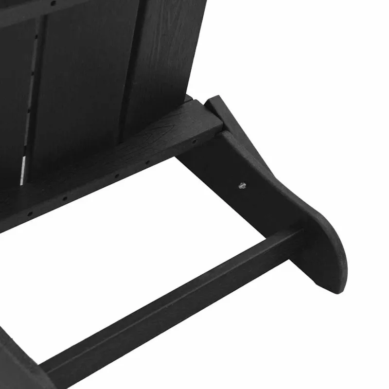 Sodo Kėdė 2 pcs Juoda 80.5 x 74.5 x 92 cm Polietilenas