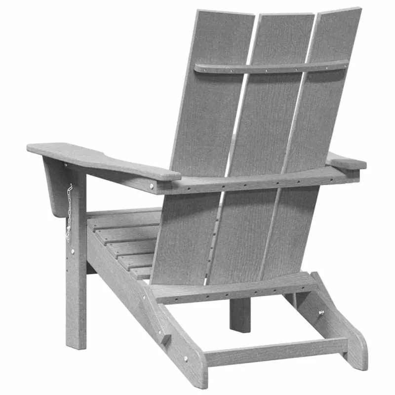 Sodo Kėdė 2 pcs Šviesiai pilka 80.5 x 74.5 x 92 cm Polietilenas