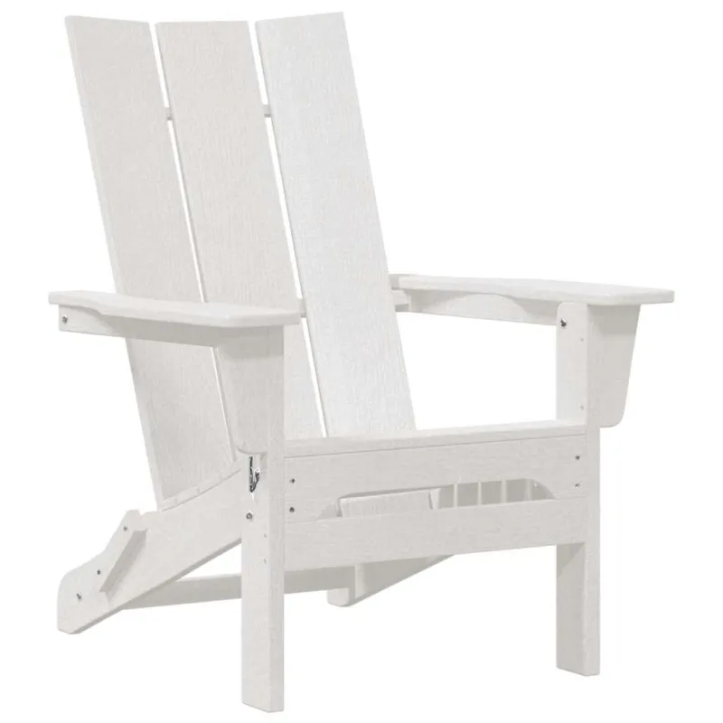Sodo Kėdė 3 pcs Balta 80.5 x 74.5 x 92 cm Polietilenas