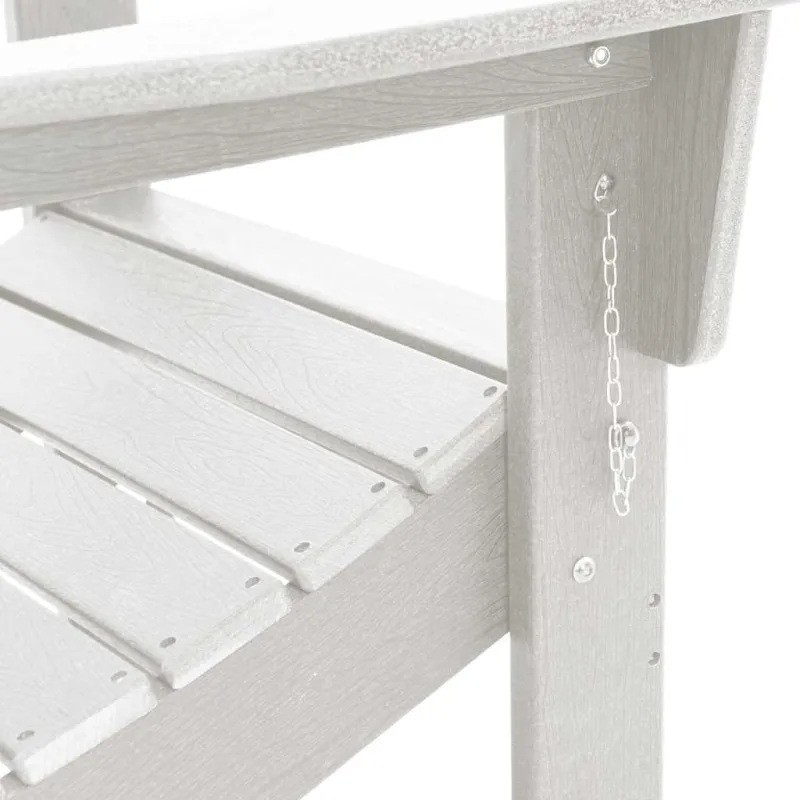 Sodo Kėdė 3 pcs Balta 80.5 x 74.5 x 92 cm Polietilenas