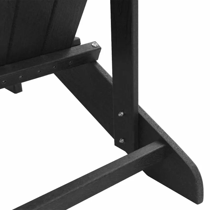 Sodo Kėdė 2 pcs Juoda 82 x 74 x 92 cm Polietilenas