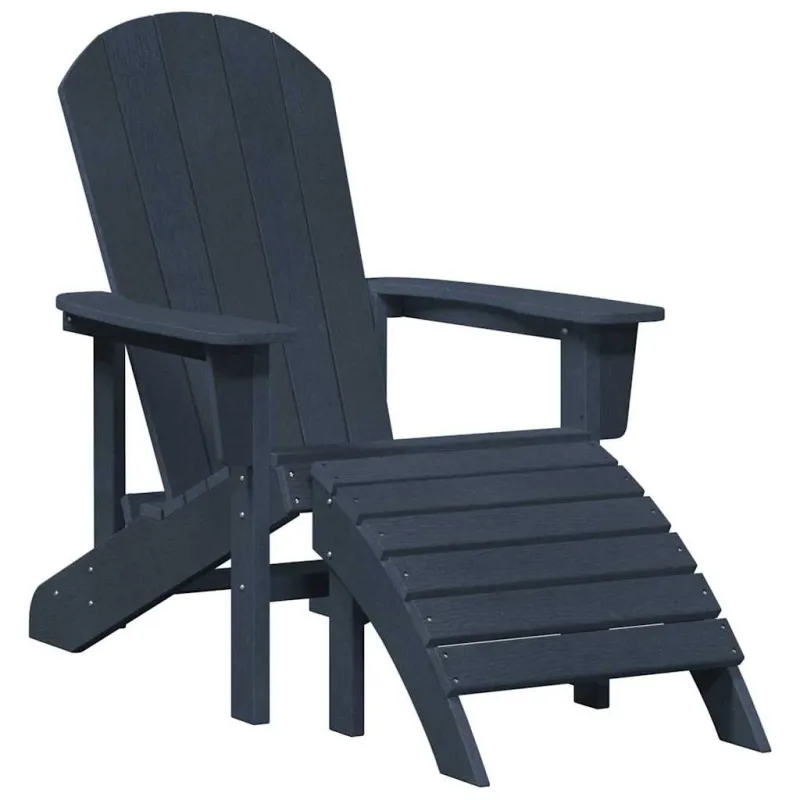 Sodo Kėdė 2 pcs Tamsiai mėlyna 83 x 74 x 92 cm Polietilenas