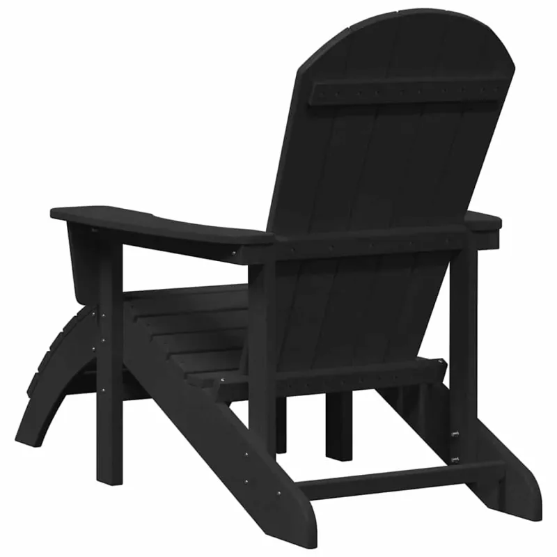 Sodo Kėdė 2 pcs Juoda 83 x 74 x 92 cm Polietilenas