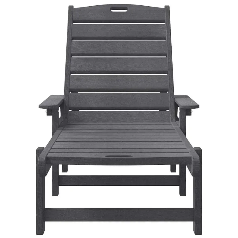 Saulės gultas 2 pcs Šviesiai pilka 195,5 x 53 x 98,5 cm