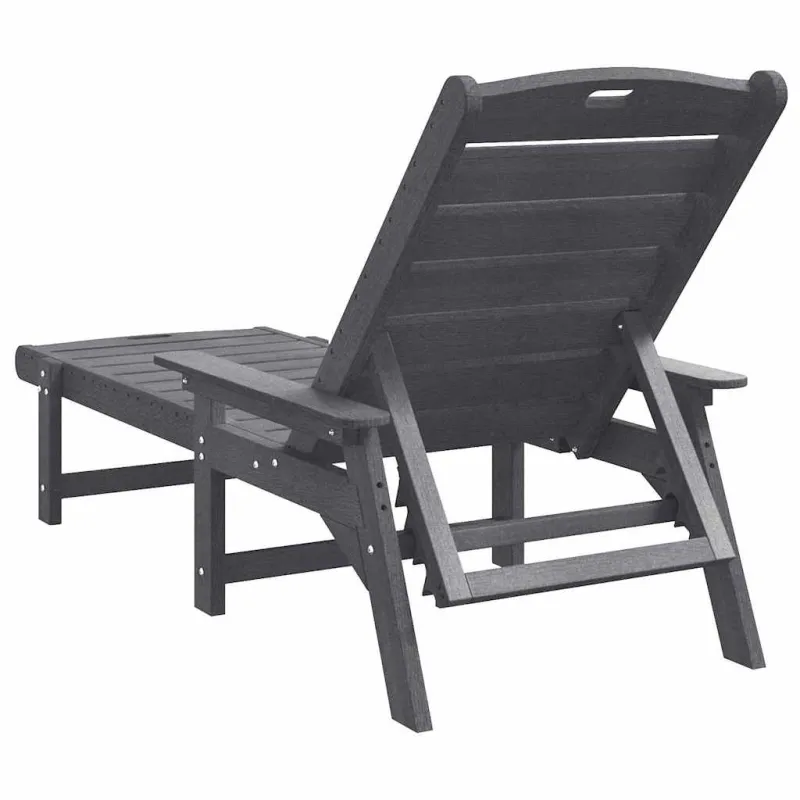 Saulės gultas 2 pcs Šviesiai pilka 195,5 x 53 x 98,5 cm