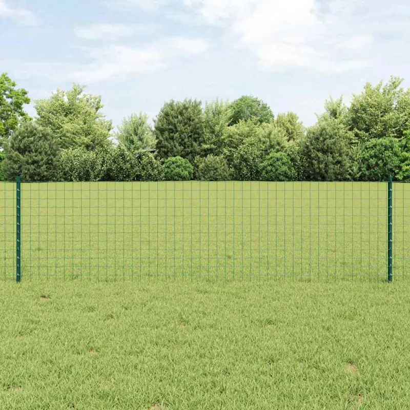 Įmontuotas tvoros stulpas 22 pcs Žalia 100 cm
