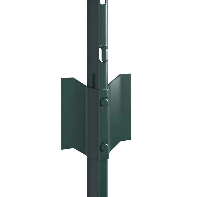 Įmontuotas tvoros stulpas 22 pcs Žalia 100 cm