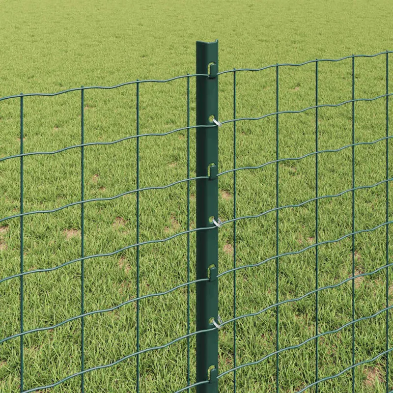 Įmontuotas tvoros stulpas 44 pcs Žalia 120 cm