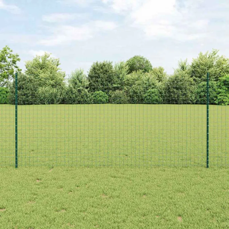 Įmontuotas tvoros stulpas 44 pcs Žalia 160 cm