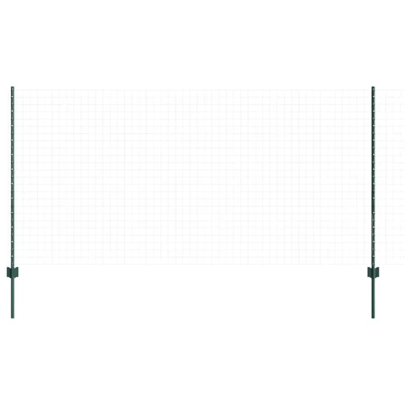 Įmontuotas tvoros stulpas 44 pcs Žalia 160 cm