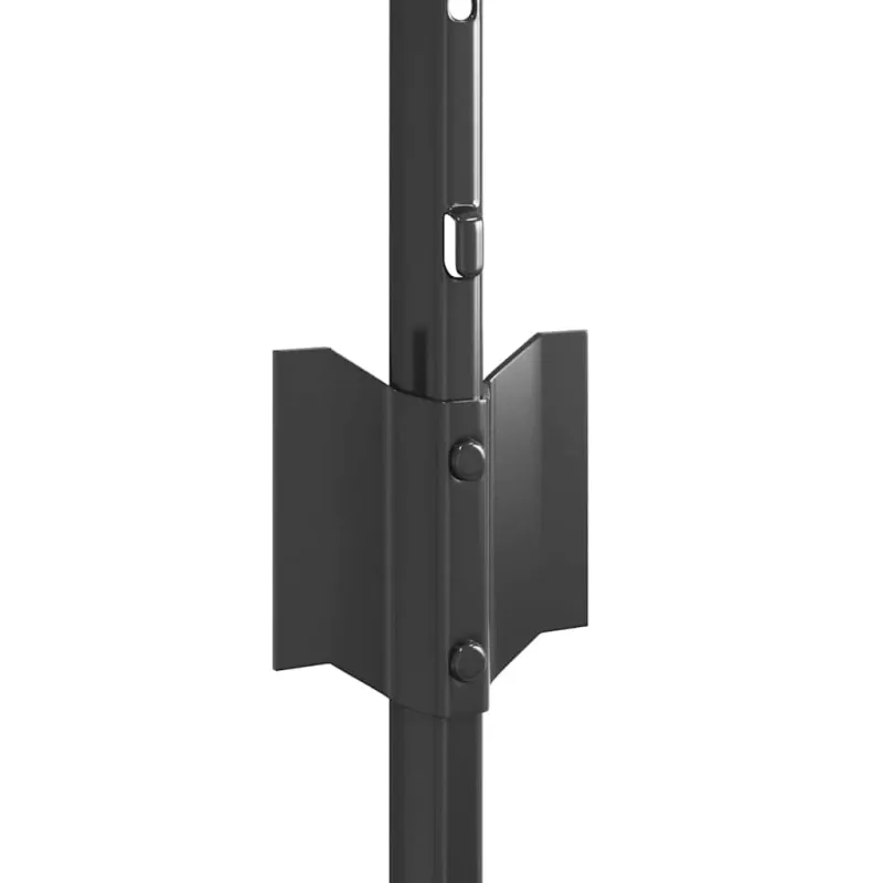 Įmontuotas tvoros stulpas 44 pcs Pilka 100 cm