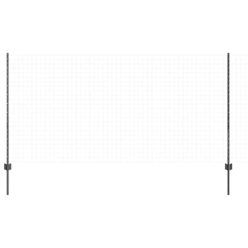 Įmontuotas tvoros stulpas 22 pcs Pilka 160 cm