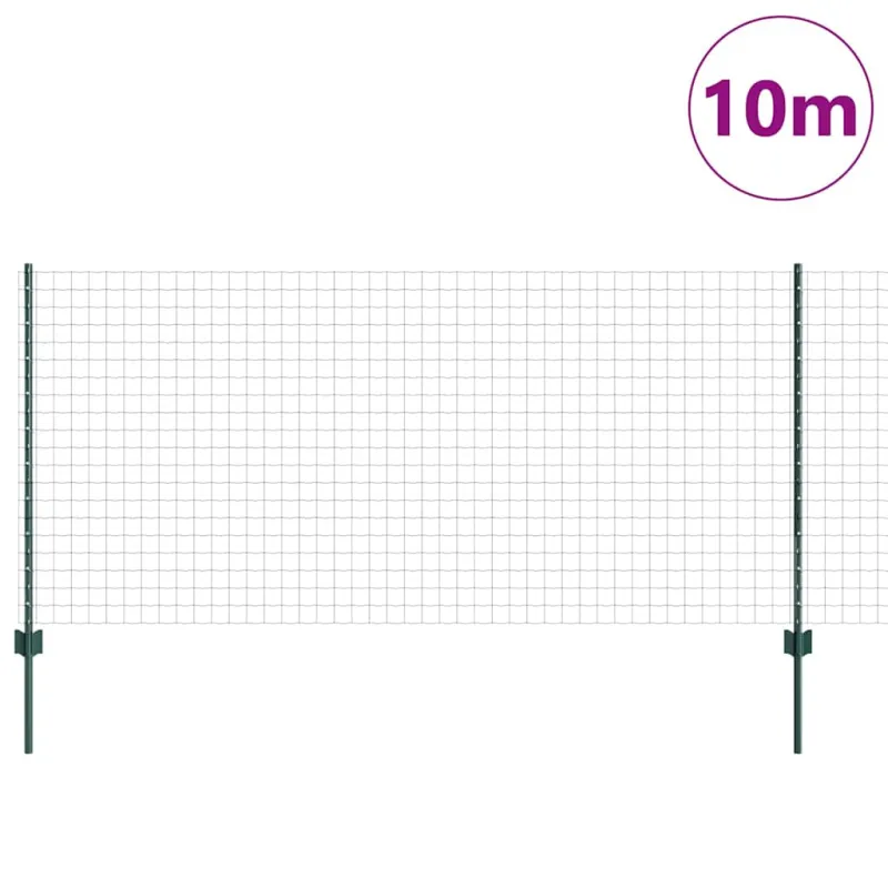 Suvirinto vielos tvoros 10 x 1 m (P x A) PVC dengtas plienas