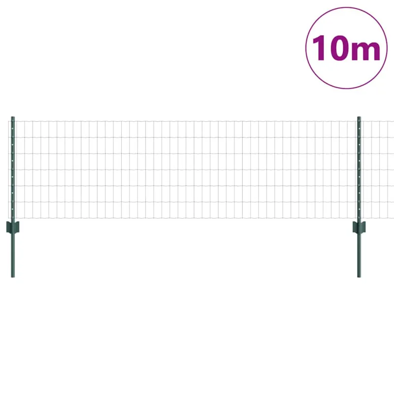 Suvirinto vielos tvoros 10 x 0,6 m (P x A) PVC dengtas plienas