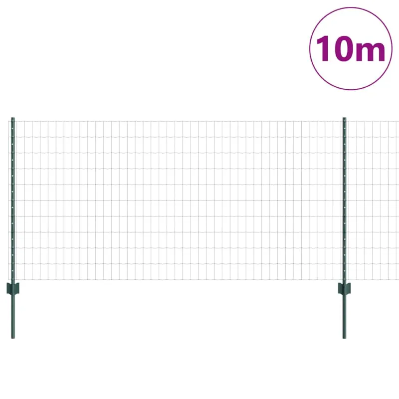 Suvirinto vielos tvoros 10 x 1 m (P x A) PVC dengtas plienas