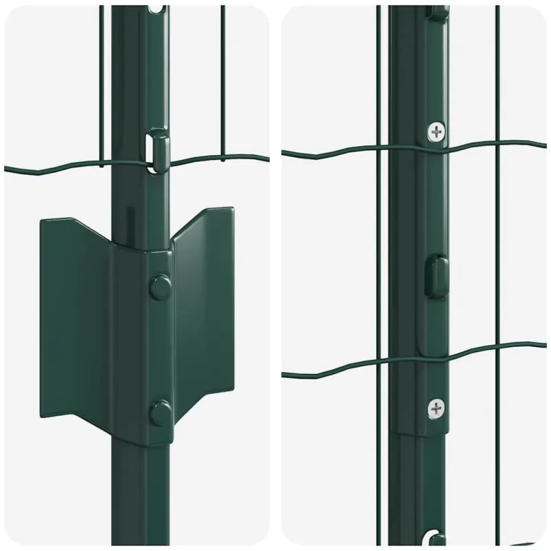 Suvirinto vielos tvoros 10 x 1,4 m (P x A) PVC dengtas plienas