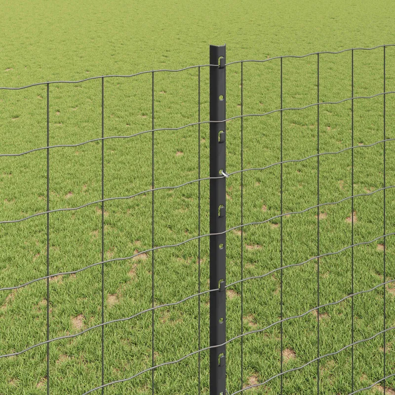 Suvirinto vielos tvoros 10 x 1,5 m (P x A) PVC dengtas plienas
