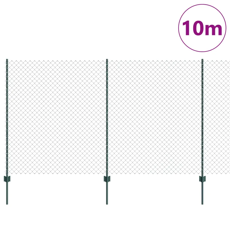 Grandininis apsaugos tinklas su stulpeliu 10 x 1,4 m (P x A)