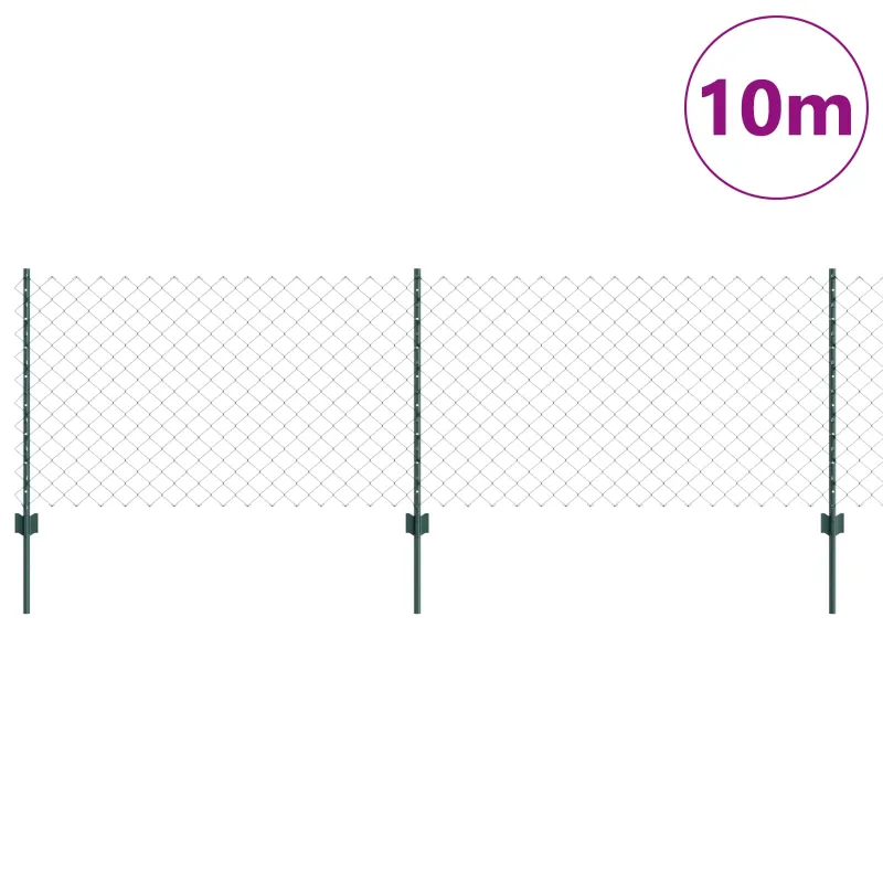 Grandininis apsaugos tinklas su stulpeliu 10 x 0,8 m (P x A)