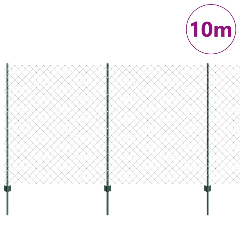 Grandininis apsaugos tinklas su stulpeliu 10 x 1,4 m (P x A)