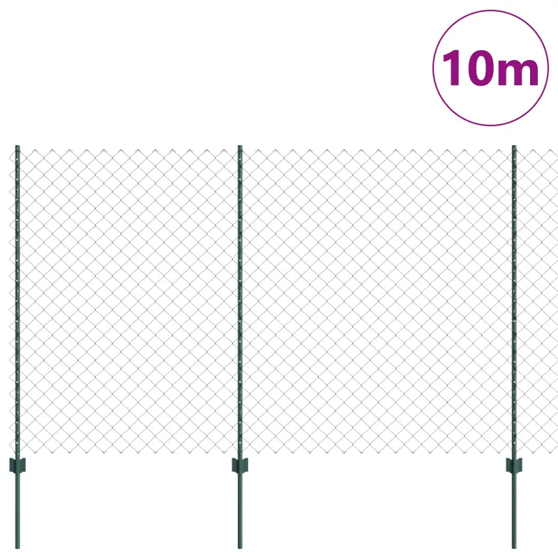 Grandininis apsaugos tinklas su stulpeliu 10 x 1,5 m (P x A)