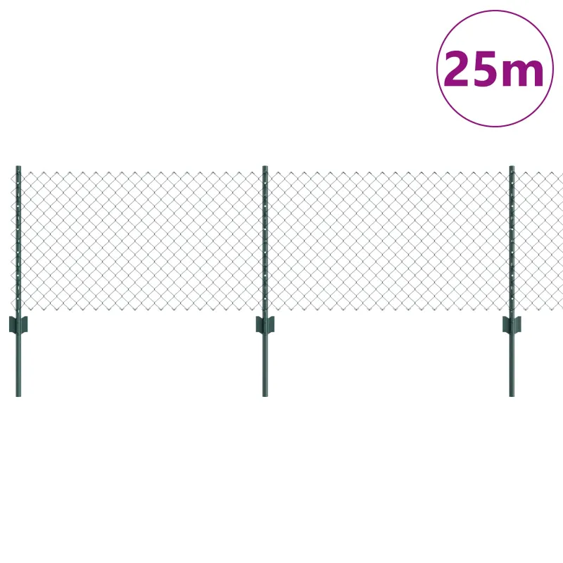 Grandininis apsaugos tinklas su stulpeliu 25 x 0,6 m (W x H)