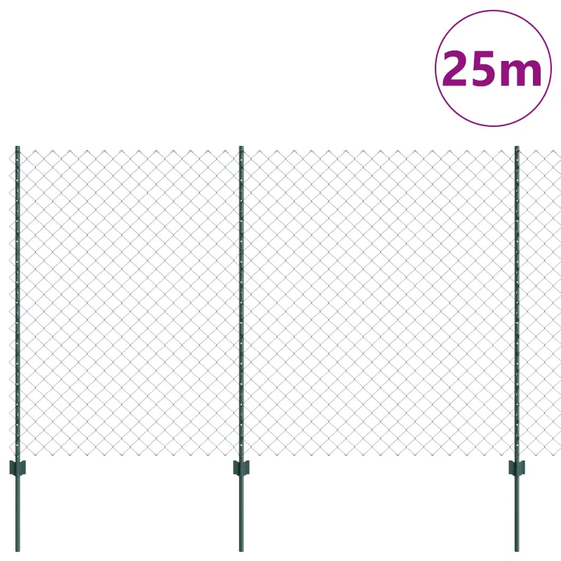 Grandininis apsaugos tinklas su stulpeliu 25 x 1,6 m (A x H)