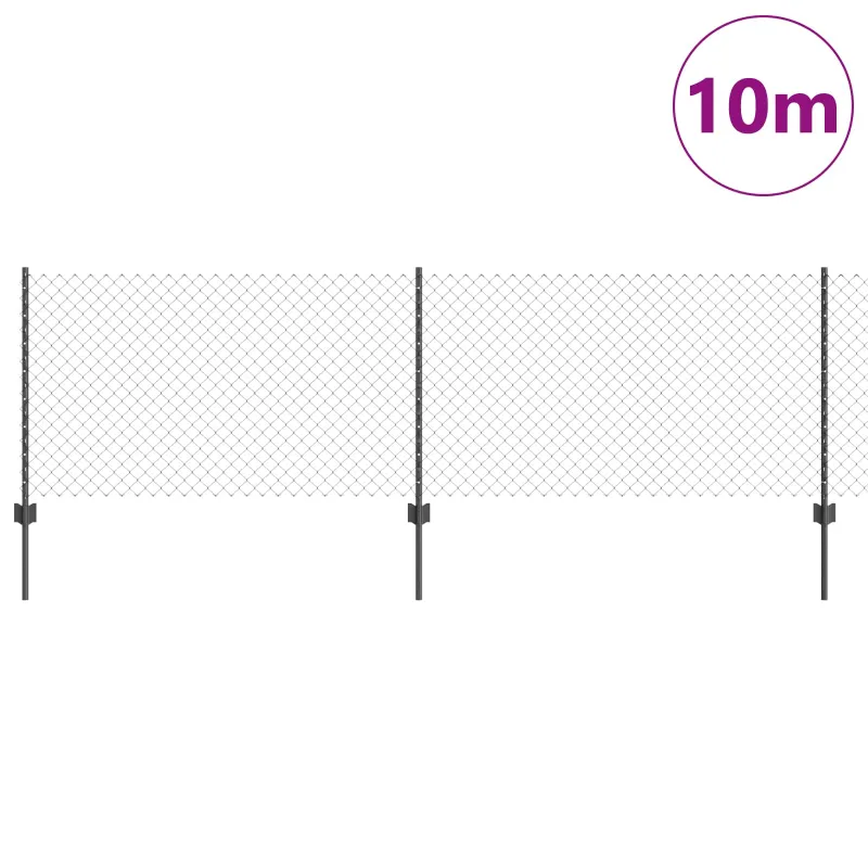 Grandininis apsaugos tinklas su stulpeliu 10 x 0,8 m (P x A)