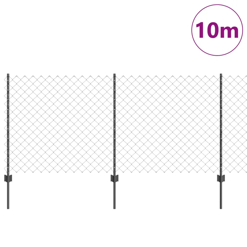 Grandininis apsaugos tinklas su stulpeliu 10 x 1 m (P x A)