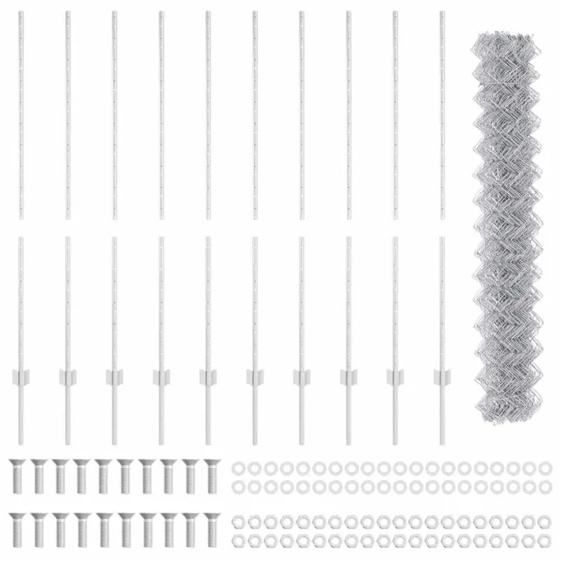 Grandininis apsaugos tinklas su stulpeliu 10 x 1,4 m (P x A)
