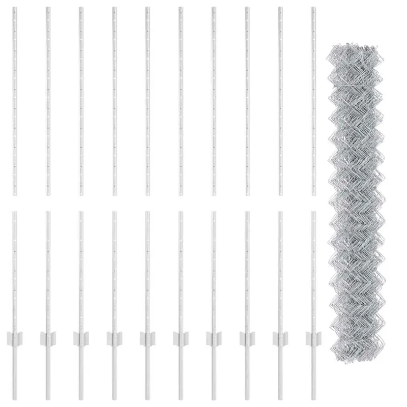 Grandininis apsaugos tinklas su stulpeliu 10 x 1,4 m (P x A)