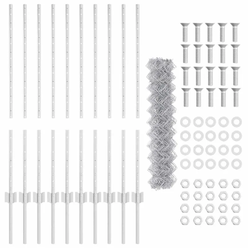 Grandininis apsaugos tinklas su stulpeliu 10 x 1 m (P x A)