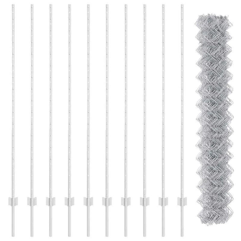 Grandininis apsaugos tinklas su stulpeliu 10 x 1,5 m (P x A)