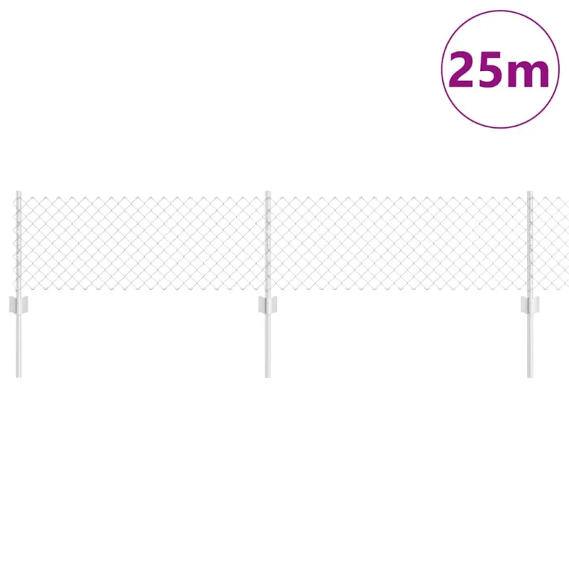 Grandininis apsaugos tinklas su stulpeliu 25 x 0,4 m (P x A)