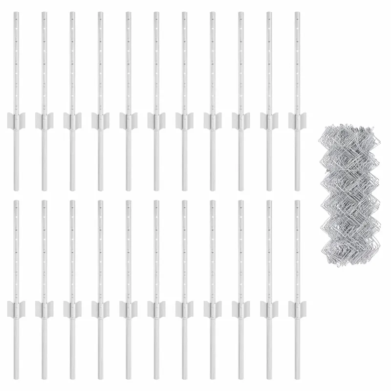 Grandininis apsaugos tinklas su stulpeliu 25 x 0,4 m (P x A)