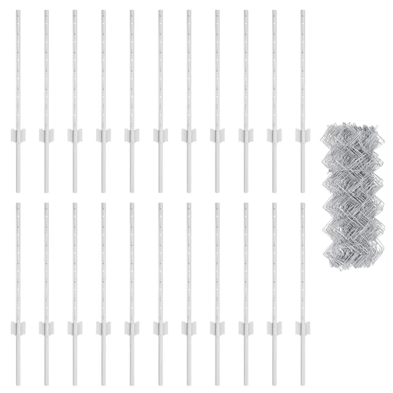 Grandininis apsaugos tinklas su stulpeliu 25 x 0,6 m (W x H)